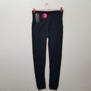 NWT Sofra Tummy Control Fleece Lined Leggings